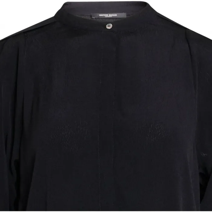 Bruuns Bazaar Shirts Womens Lilli Agnesia Shirt Black Bruuns Bazaar Shirts Womens Lilli Agnesia Shirt Black