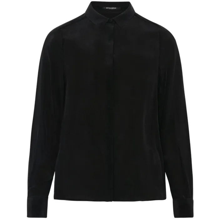 Bruuns Bazaar Shirts Womens Lillie Corinne Shirt Black Bruuns Bazaar Shirts Womens Lillie Corinne Shirt Black