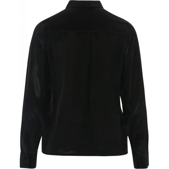 Bruuns Bazaar Shirts Womens Lillie Corinne Shirt Black Bruuns Bazaar Shirts Womens Lillie Corinne Shirt Black