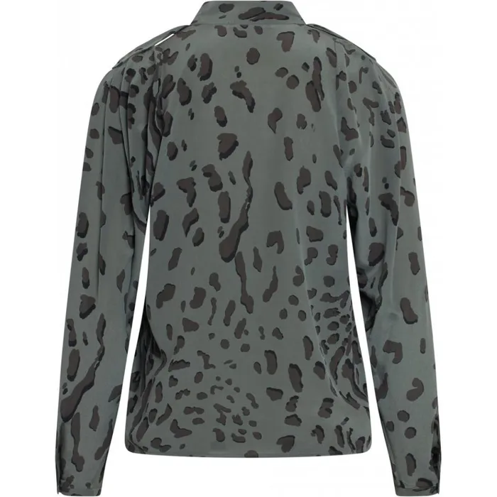 Bruuns Bazaar Shirts Womens Lillie Shaun Shirt Dark Moss Aop Bruuns Bazaar Shirts Womens Lillie Shaun Shirt Dark Moss Aop