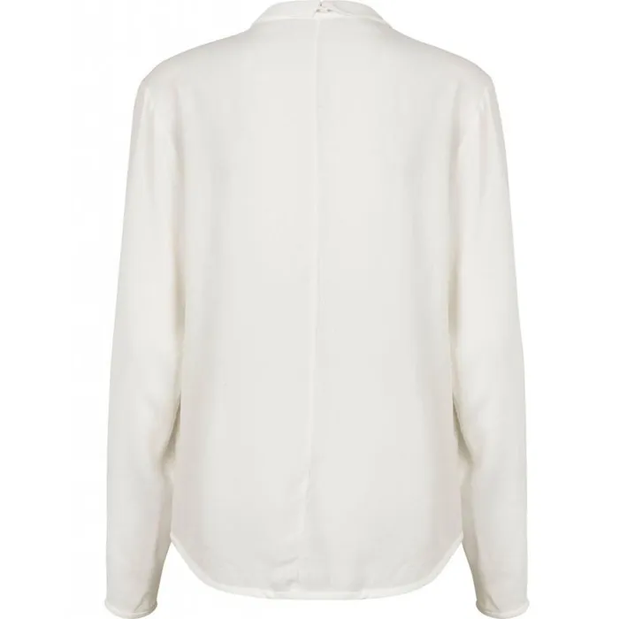 Bruuns Bazaar Shirts Womens Liva Top Snow White Bruuns Bazaar Shirts Womens Liva Top Snow White