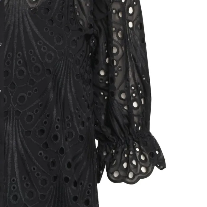Bruuns Bazaar Shirts Womens Peacock Carola Shirt Black Bruuns Bazaar Shirts Womens Peacock Carola Shirt Black