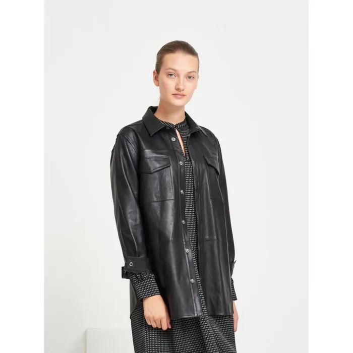 Bruuns Bazaar Shirts Womens Petrah Ettes Shirt Black