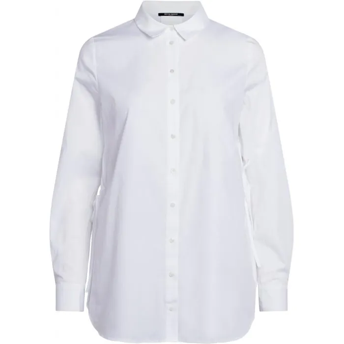 Bruuns Bazaar Shirts Womens Rosie Libertine Shirt White Bruuns Bazaar Shirts Womens Rosie Libertine Shirt White