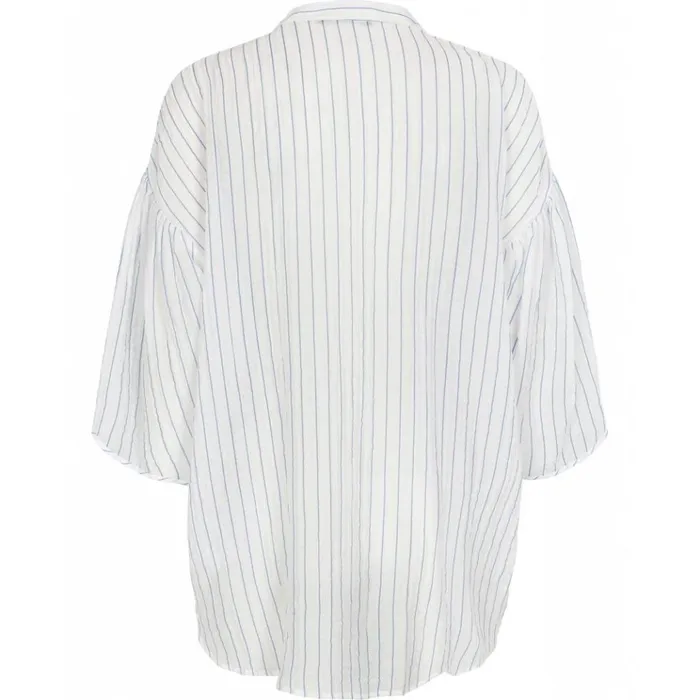 Bruuns Bazaar Shirts Womens Vickie Calva Shirt Dream Bluewhite Stripes Bruuns Bazaar Shirts Womens Vickie Calva Shirt Dream Bluewhite Stripes