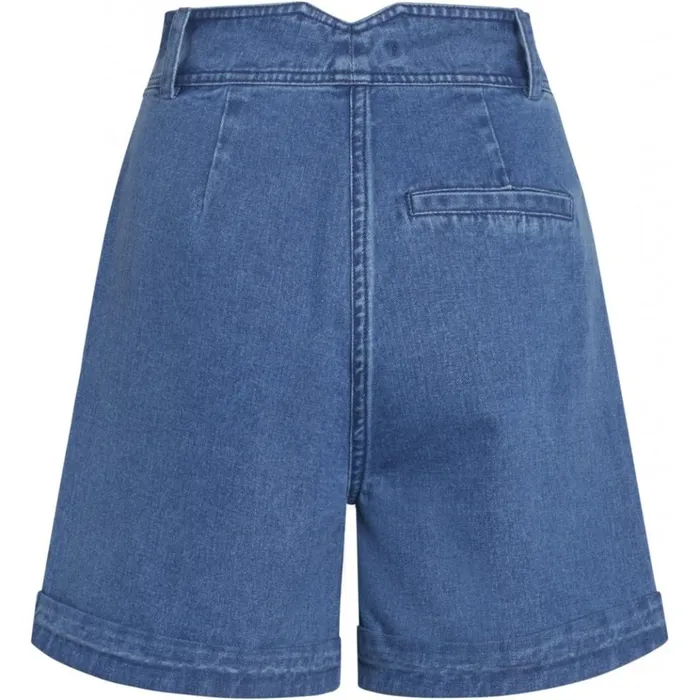 Bruuns Bazaar Shorts Womens Broomrap Cabrine Shorts Denim Bruuns Bazaar Shorts Womens Broomrap Cabrine Shorts Denim