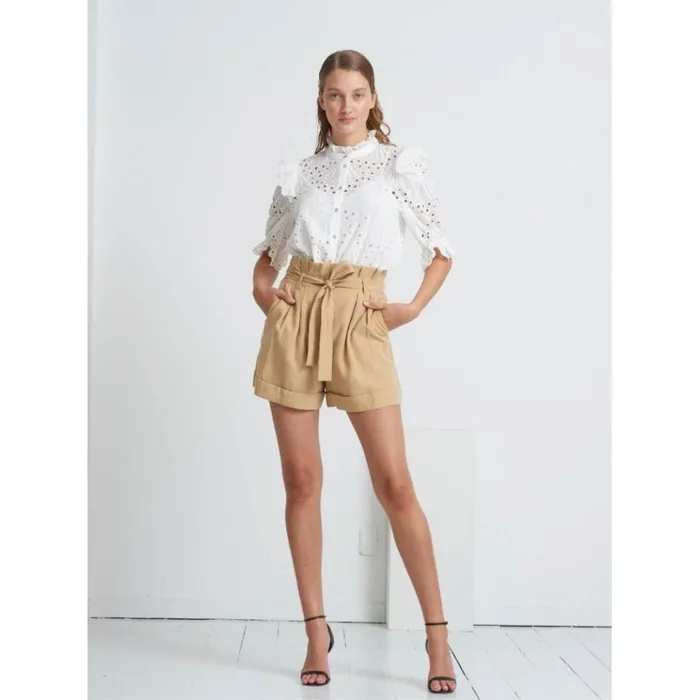 Bruuns Bazaar Shorts Womens Lucille Leoni Shorts Light Camel