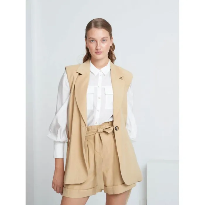 Bruuns Bazaar Shorts Womens Lucille Leoni Shorts Light Camel Bruuns Bazaar Shorts Womens Lucille Leoni Shorts Light Camel