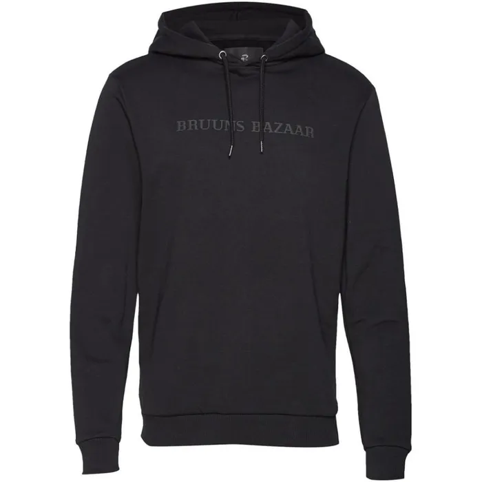 Bruuns Bazaar Sweatshirts Mens Bertil Hoodie Black