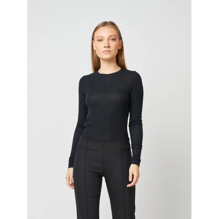 Bruuns Bazaar TShirt Womens Angela Ls T Black