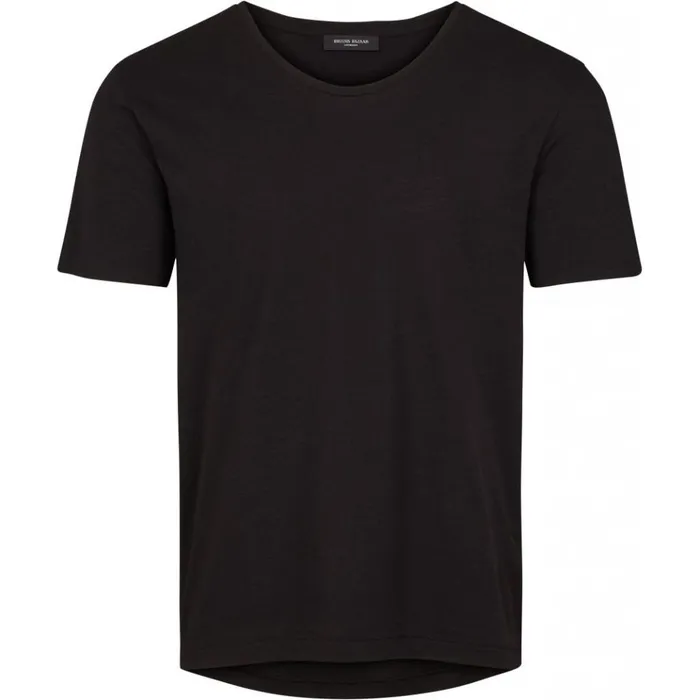 Bruuns Bazaar TShirts Mens Erik Tee Black