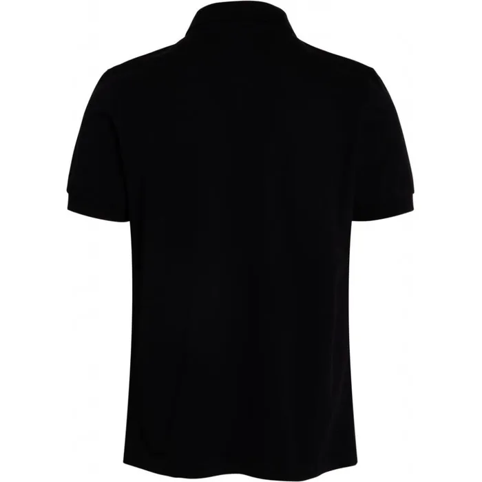 Bruuns Bazaar TShirts Mens Raul Gonzales Polo Shirt Black Bruuns Bazaar TShirts Mens Raul Gonzales Polo Shirt Black