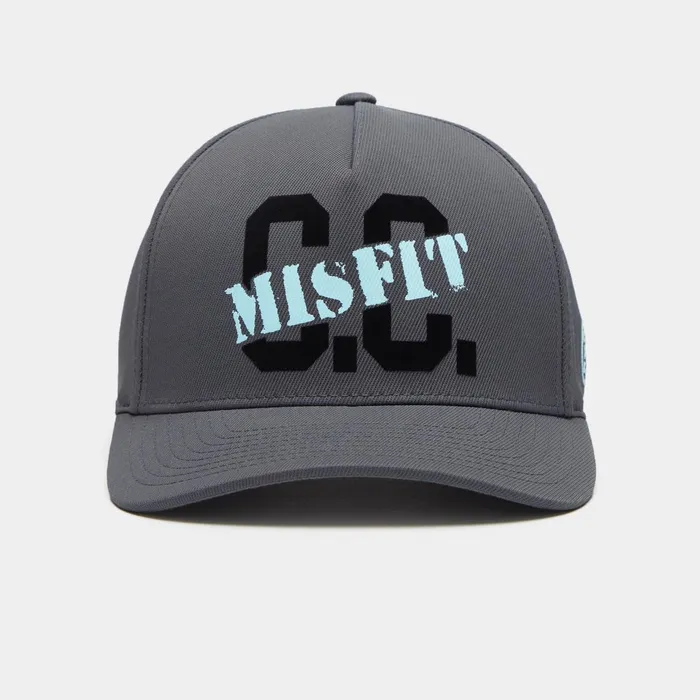 CC Misfit Stretch Twill Snapback Hat Charcoal MenGolf GFORE Hats