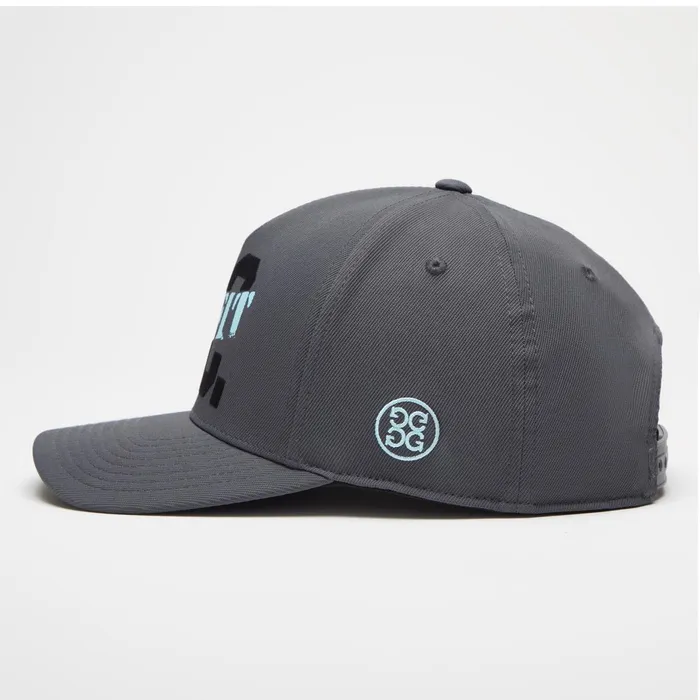 CC Misfit Stretch Twill Snapback Hat Charcoal MenGolf GFORE Hats