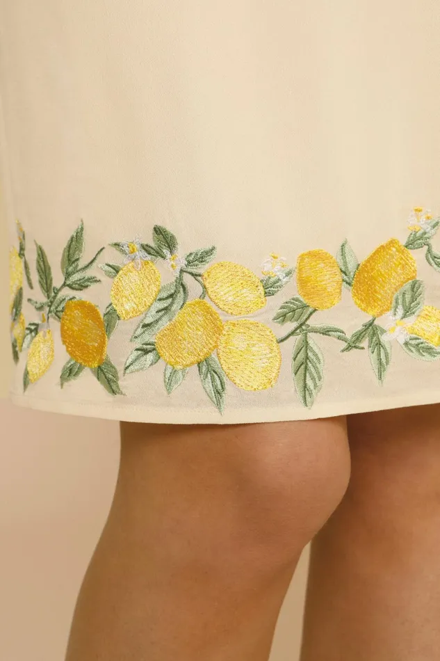 CAROLINE Skirt Citron Ecru Women Rouje Skirts