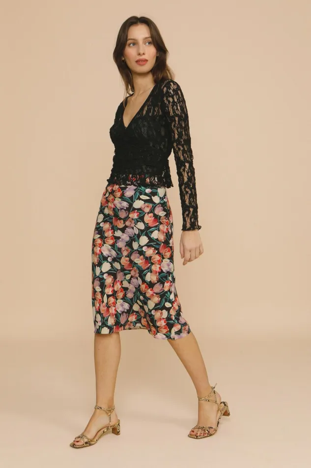 CARRIE Skirt Tulipano Noir Women Rouje Skirts