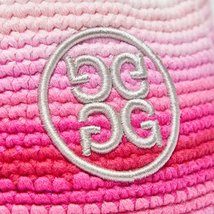 Circle G039s Ombr Crochet Bucket Hat Day Glow Pink WomenGolf GFORE Hats