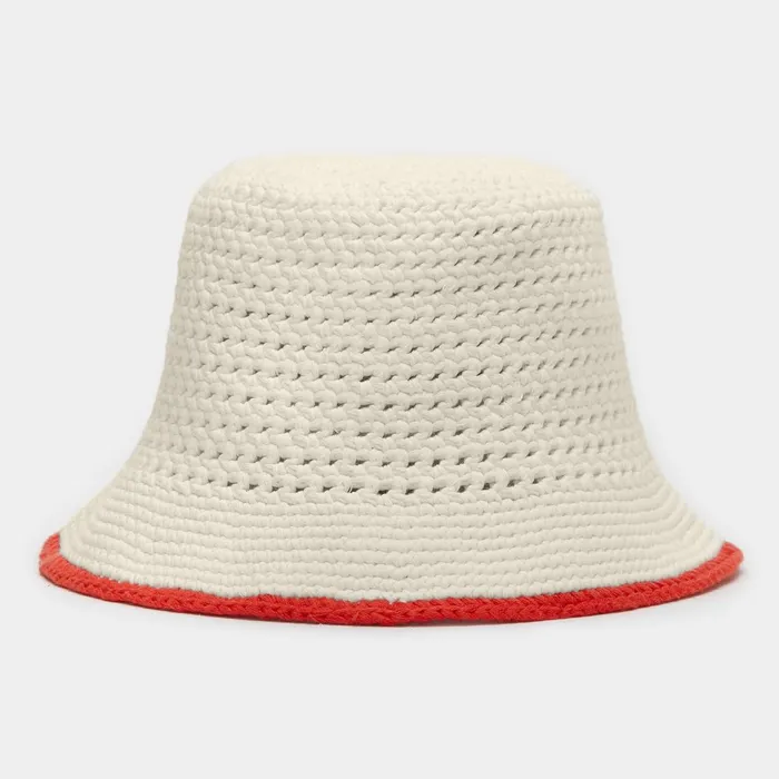 Circle GFore Crochet Bucket Hat Snow MenWomenGolf GFORE Hats