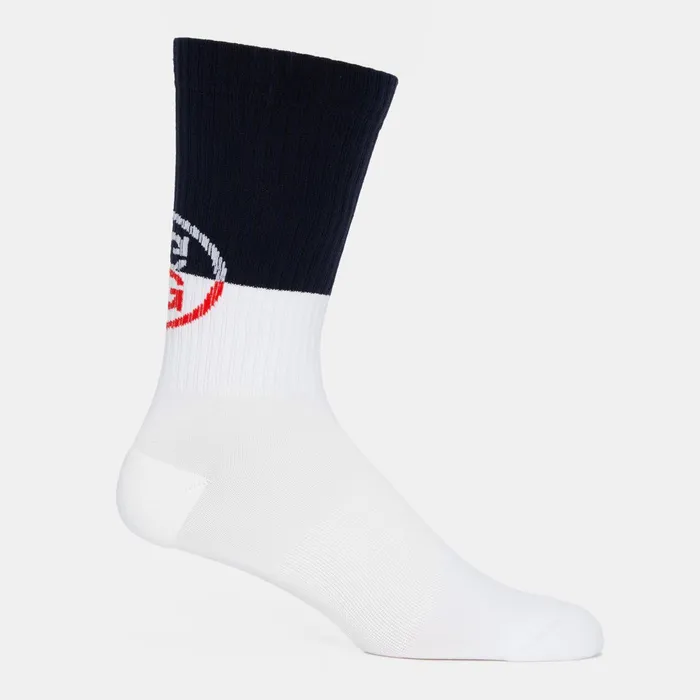 Circle G Ribbed Compression Crew Sock Snow Men GFORE Hats