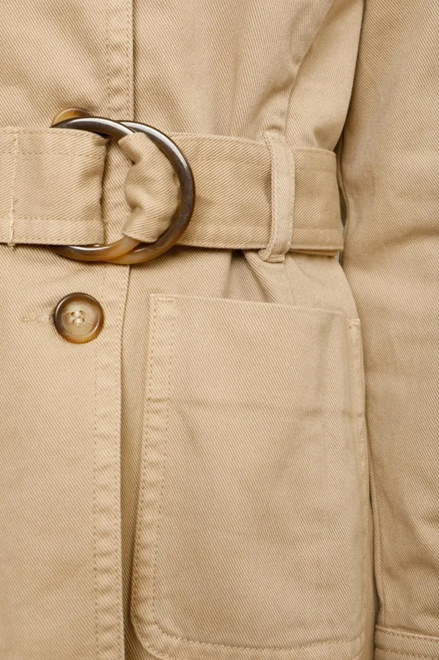 CLAUDE Jacket Beige Uni Women Rouje Coats and Jackets