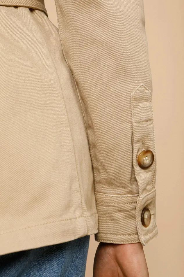 CLAUDE Jacket Beige Uni Women Rouje Coats and Jackets