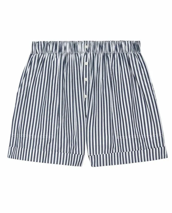 Collection The Great The Boxer Short Navy Studio Stripe