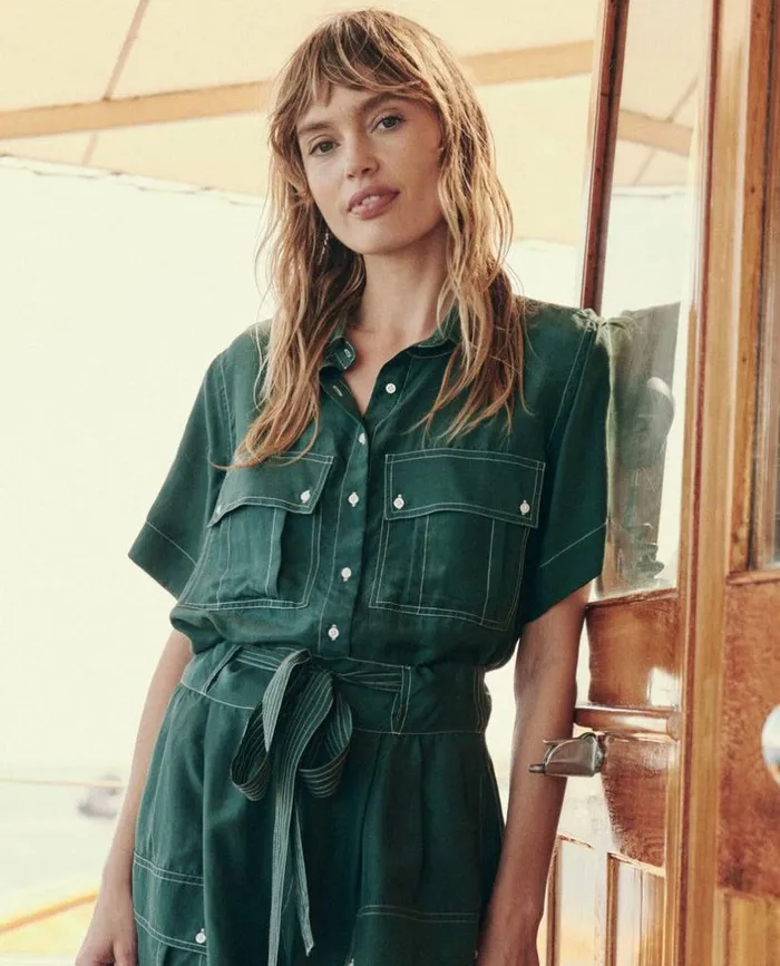 Collection The Great The Cargo Shirt Deep Sea Green