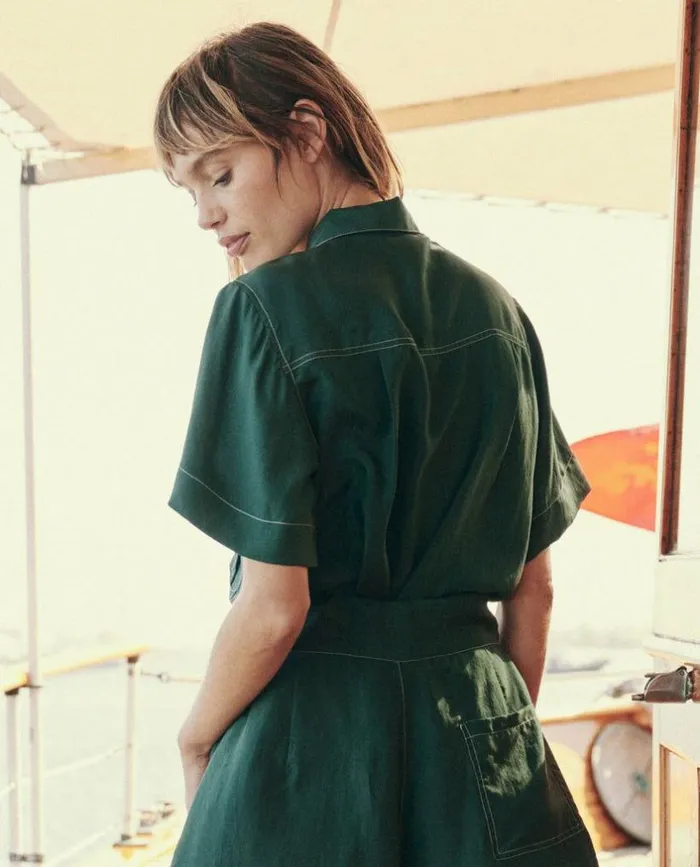 Collection The Great The Cargo Shirt Deep Sea Green
