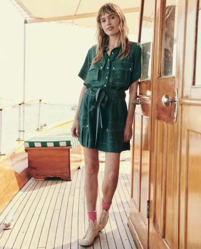 Collection The Great The Cargo Shirt Deep Sea Green