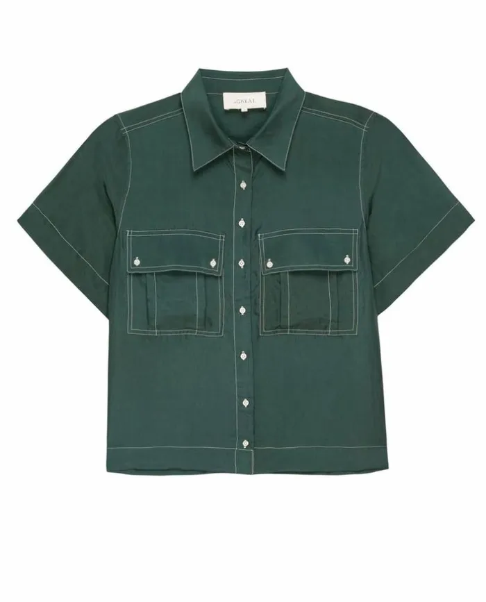 Collection The Great The Cargo Shirt Deep Sea Green