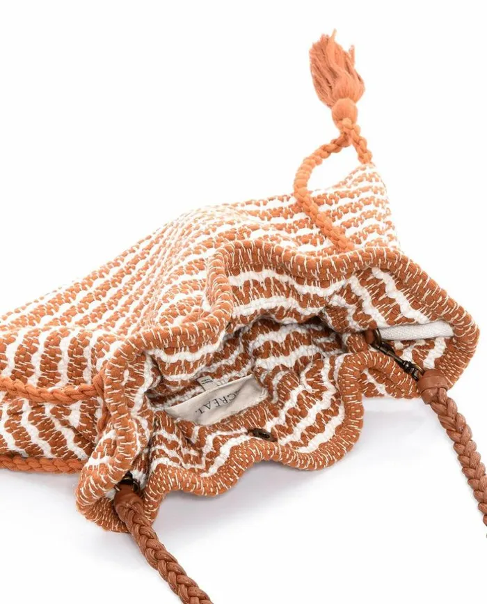 Collection The Great The Cinched Bag Carmel And Cream