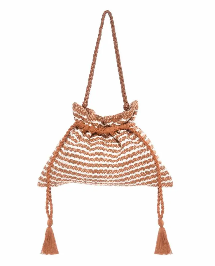Collection The Great The Cinched Bag Carmel And Cream