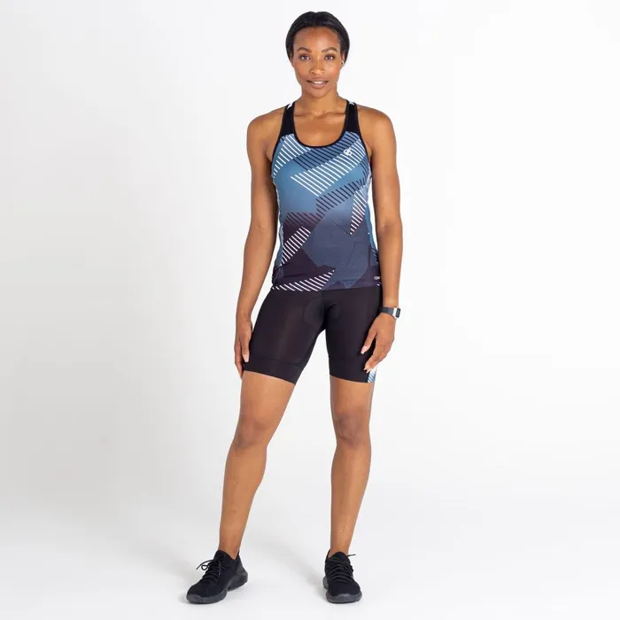 Dare 2b Cycling Jerseys AEP Prompt Lightweight Vest Black Empowered Print 8211 Women