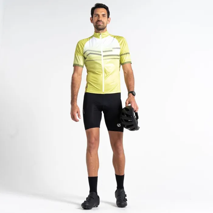 Dare 2b Cycling Jerseys AEP Revolving Short Sleeved Jersey Green Algae 8211 Men