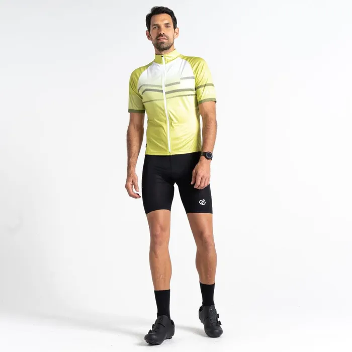 Dare 2b Cycling Jerseys AEP Revolving Short Sleeved Jersey Green Algae 8211 Men