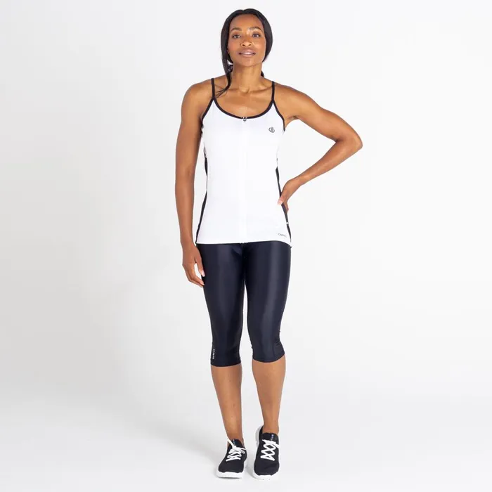 Dare 2b Cycling Jerseys Regale II Recycled Lightweight Vest White Black Ash Grey 8211 Women