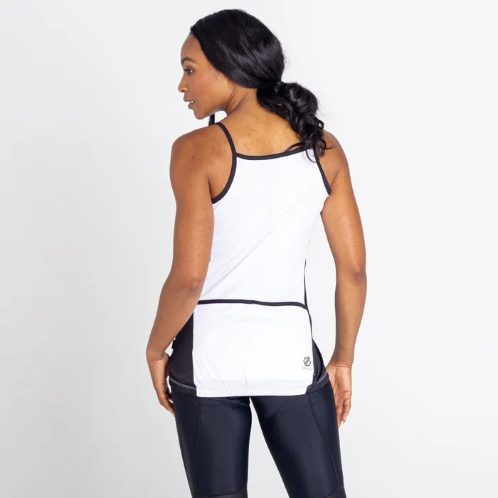 Dare 2b Cycling Jerseys Regale II Recycled Lightweight Vest White Black Ash Grey 8211 Women
