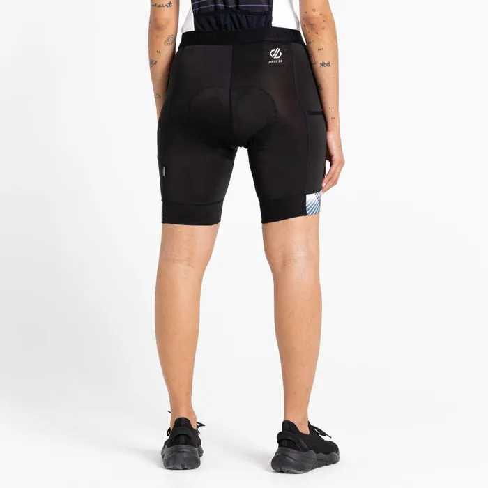 Dare 2b Cycling Leggings and Shorts AEP Prompt Lightweight Shorts Black Empowered Print 8211 Women