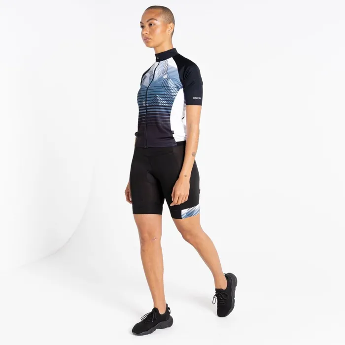 Dare 2b Cycling Leggings and Shorts AEP Prompt Lightweight Shorts Black Empowered Print 8211 Women