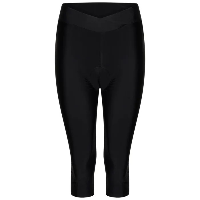 Dare 2b Cycling Leggings and Shorts Worldly Gel Cycling Capri Black Dusky Rose 8211 Women