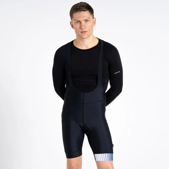 Dare 2b Cycling Shorts AEP Virtuous Bibbed Cycling Shorts Black Print 8211 Men