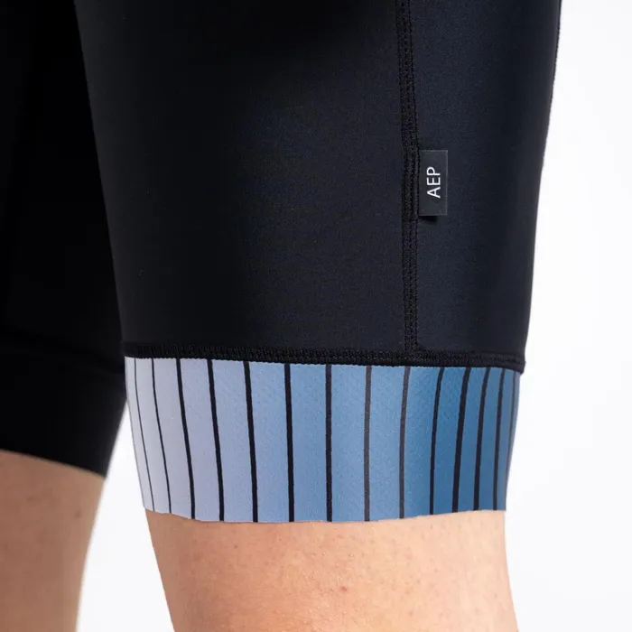 Dare 2b Cycling Shorts AEP Virtuous Bibbed Cycling Shorts Black Print 8211 Men
