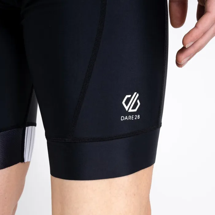 Dare 2b Cycling Shorts AEP Virtuous Bibbed Cycling Shorts Black Print 8211 Men