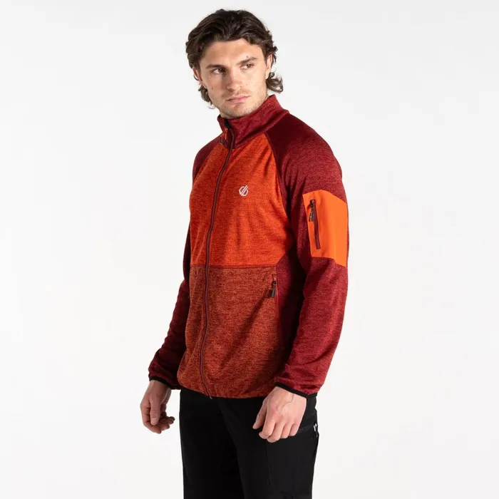 Dare 2b Fleece Mountain Series Zip Through Fleece Syrah Cinnamon Red 8211 Men