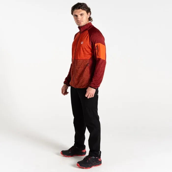 Dare 2b Fleece Mountain Series Zip Through Fleece Syrah Cinnamon Red 8211 Men