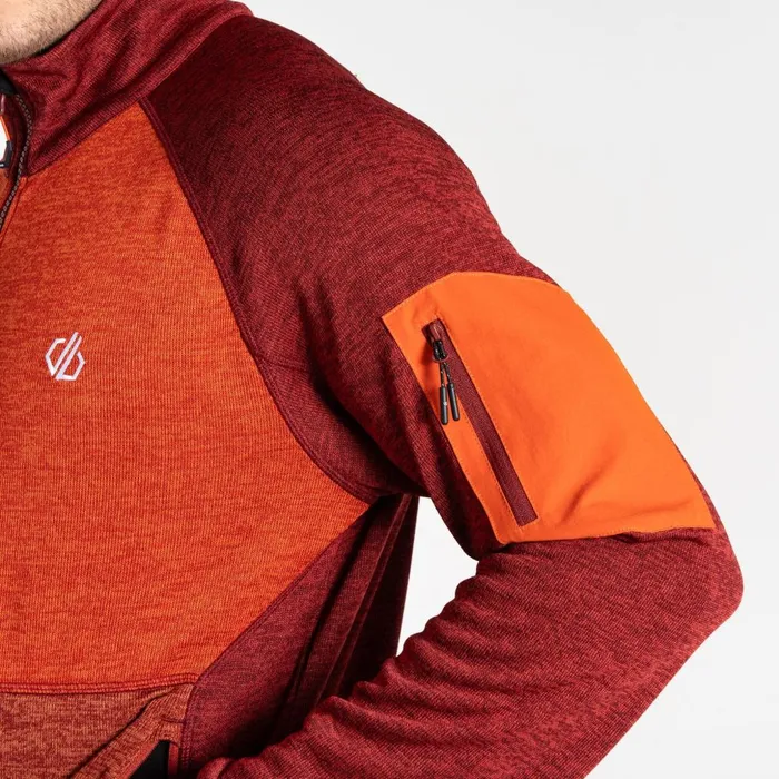 Dare 2b Fleece Mountain Series Zip Through Fleece Syrah Cinnamon Red 8211 Men