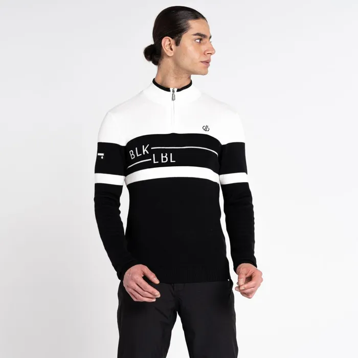 Dare 2b Fleece Outgoing II Knitted Sweater White Black 8211 Men