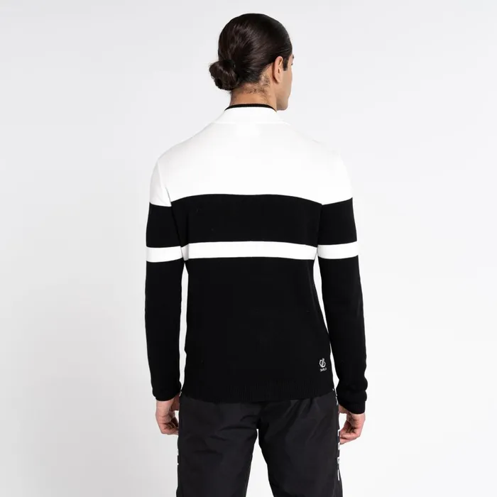 Dare 2b Fleece Outgoing II Knitted Sweater White Black 8211 Men