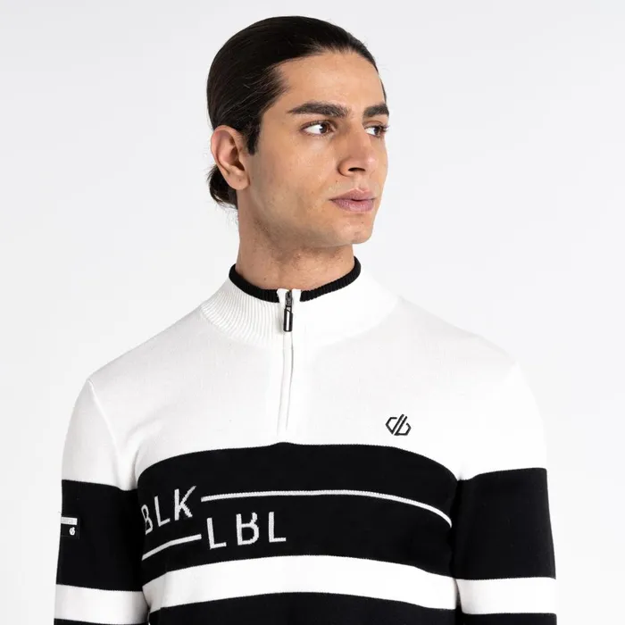 Dare 2b Fleece Outgoing II Knitted Sweater White Black 8211 Men