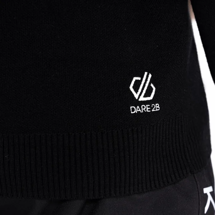 Dare 2b Fleece Outgoing II Knitted Sweater White Black 8211 Men